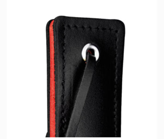 Leder Paddel robust mit verstärktem Griff und Ösen