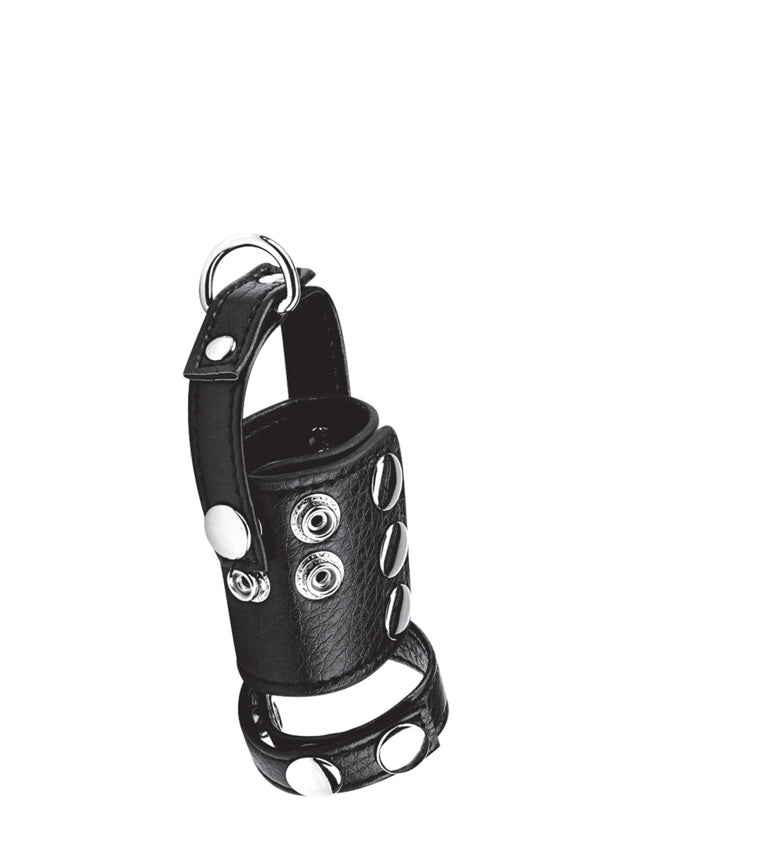 BLUE LINE C&B GEAR Penisring mit 2' Ballbahre und Gewichtsring