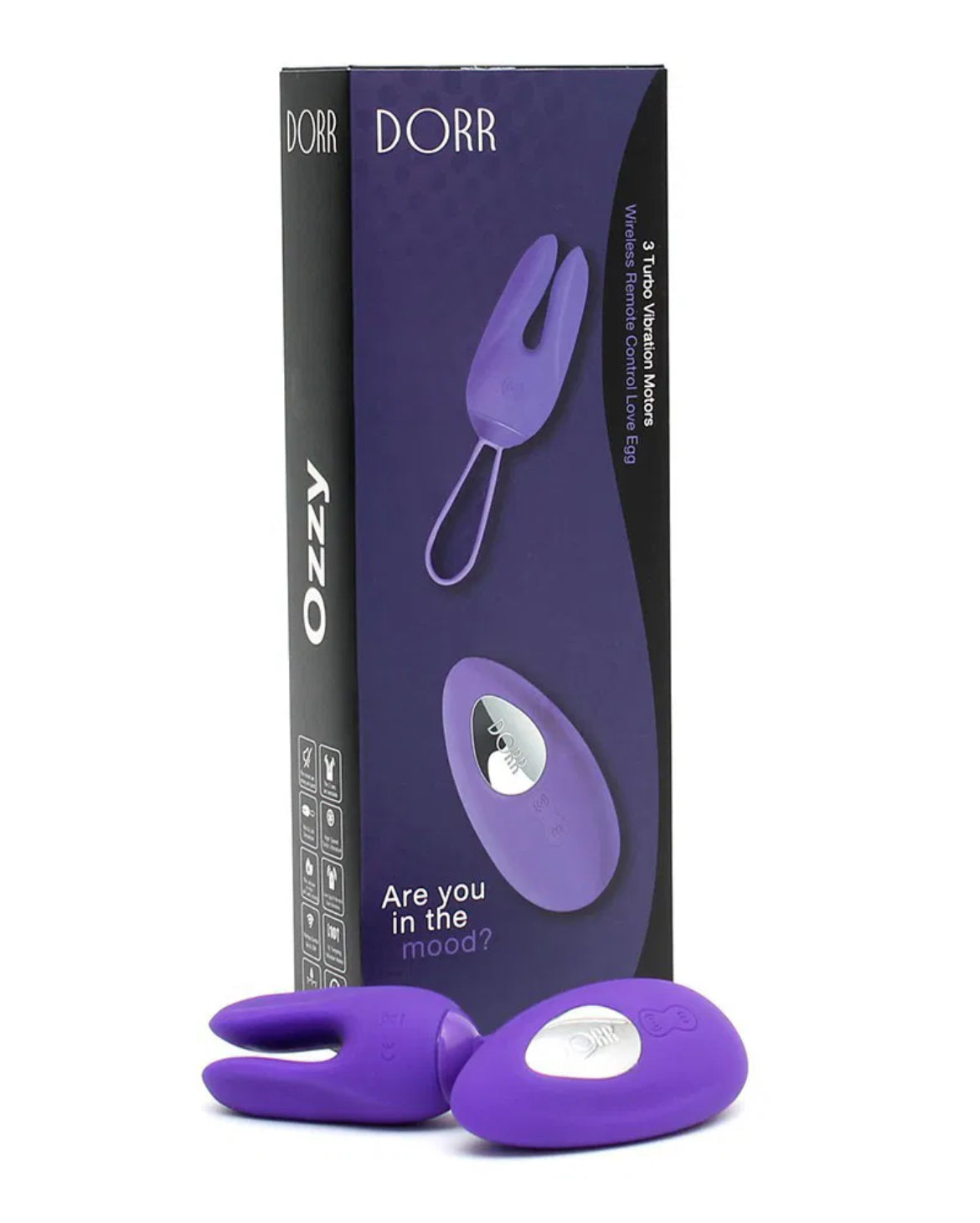 DORR - Ozzy - Rabbit Egg Vibrator + Lay-on Vibrator - Violet