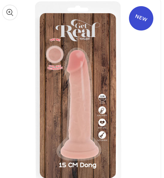 Deluxe Doppeldichte Dong TPE 15 cm