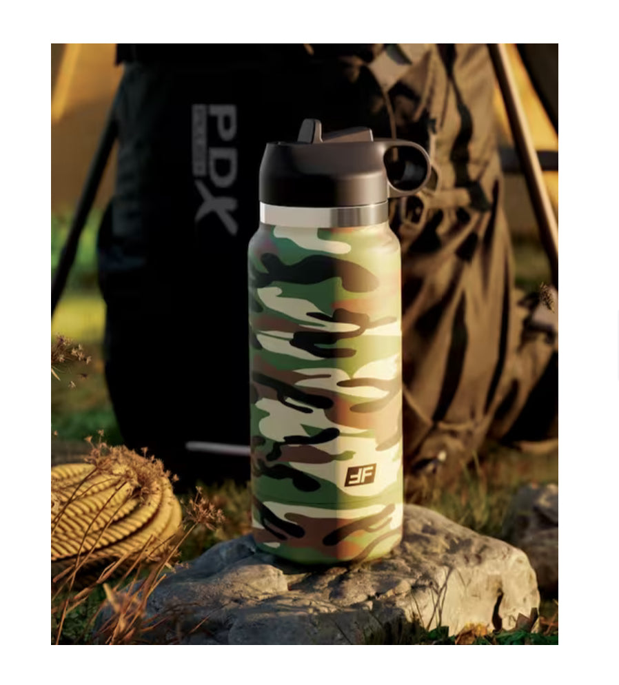 PDX Plus Fap Flask Happy Camper