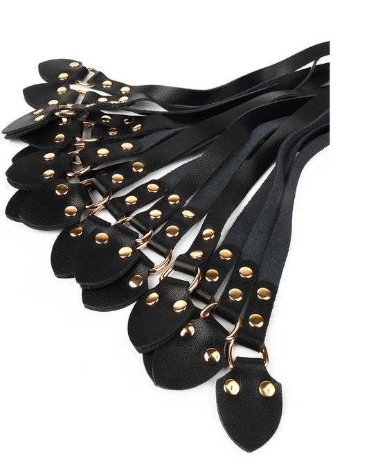 Leder Cat-o-Nine Peitsche