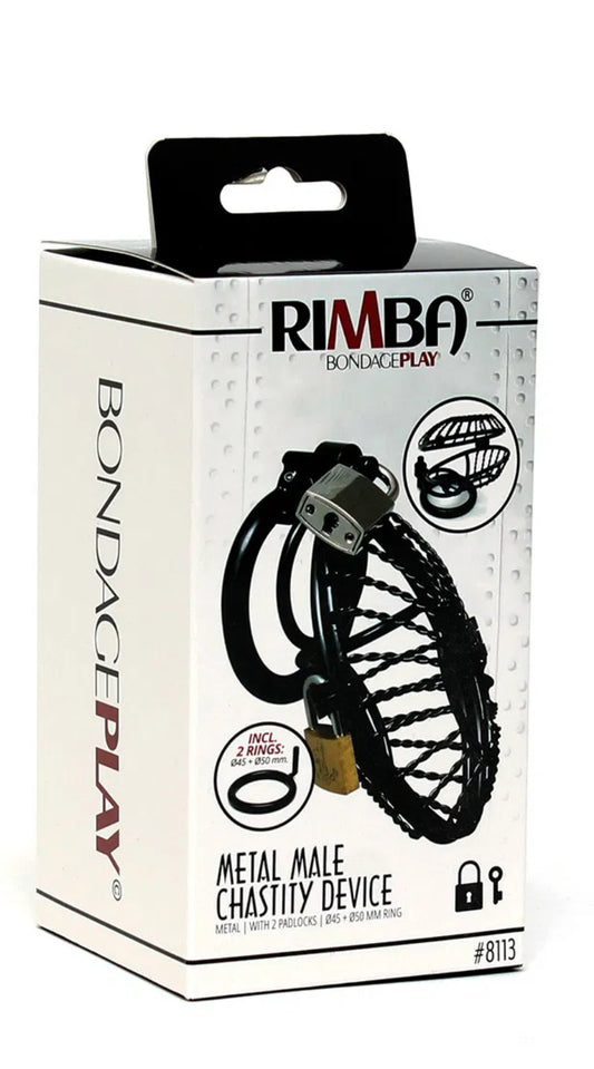 Rimba - Metal Penis Keusheitsartikel mit Vorhänggeschloss