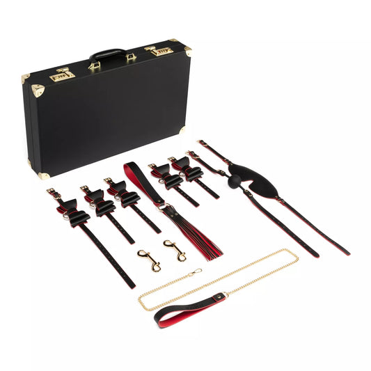 Bedroom Fantasies - Bondage-Koffer 11 Teile - PU-Leder