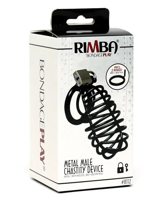Rimba - Metal Penis Keusheitsartikel mit Vorhänggeschloss