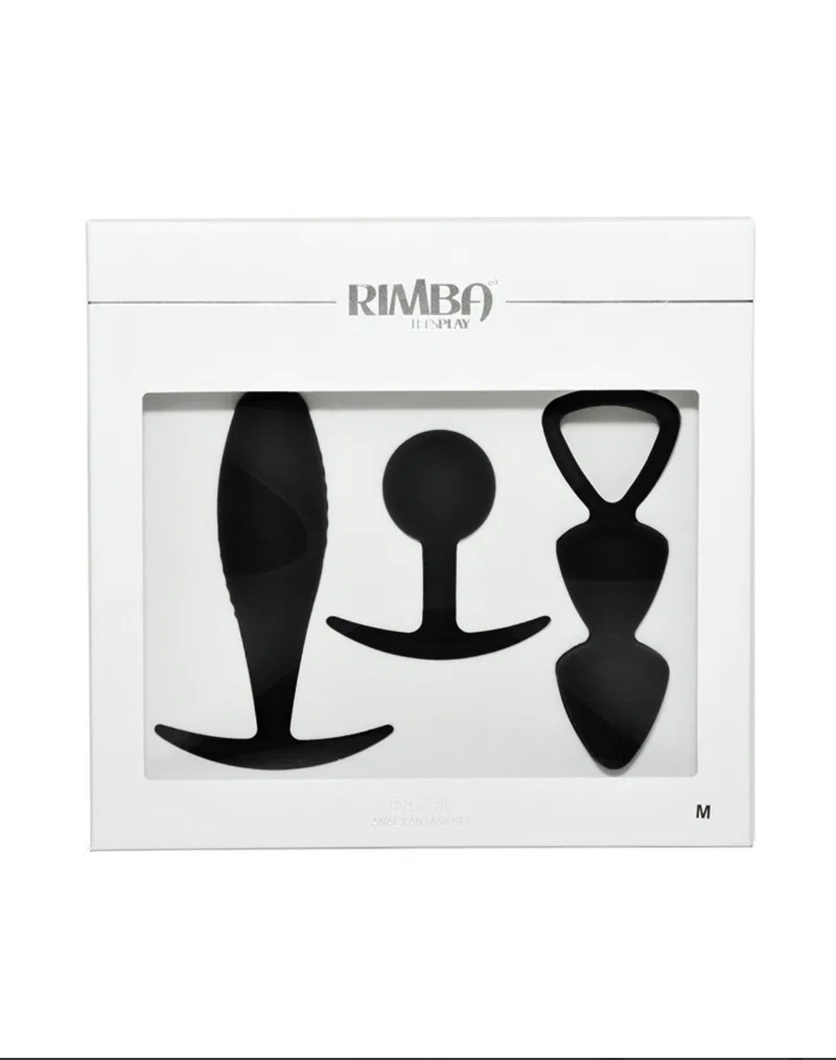 Rimba Toys - Basel - Buttplug-Set Gr. M - Schwarz