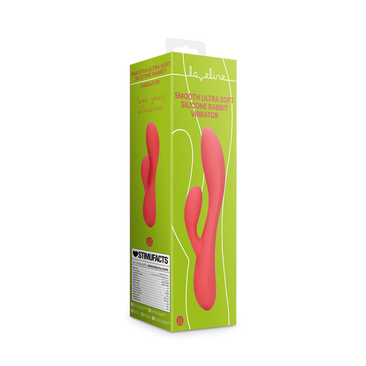 Loveline Glatter ultraweicher Silikon-Kaninchenvibrator - Astro Dust