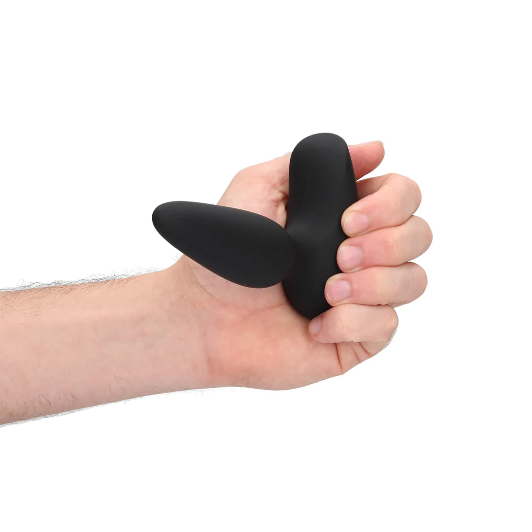 Loveline Glatter vibrierender Analplug mit Fernbedienung
