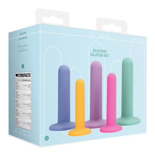 Loveline Silikon-Vagina-Dilatator-Set - Mehrfarbig