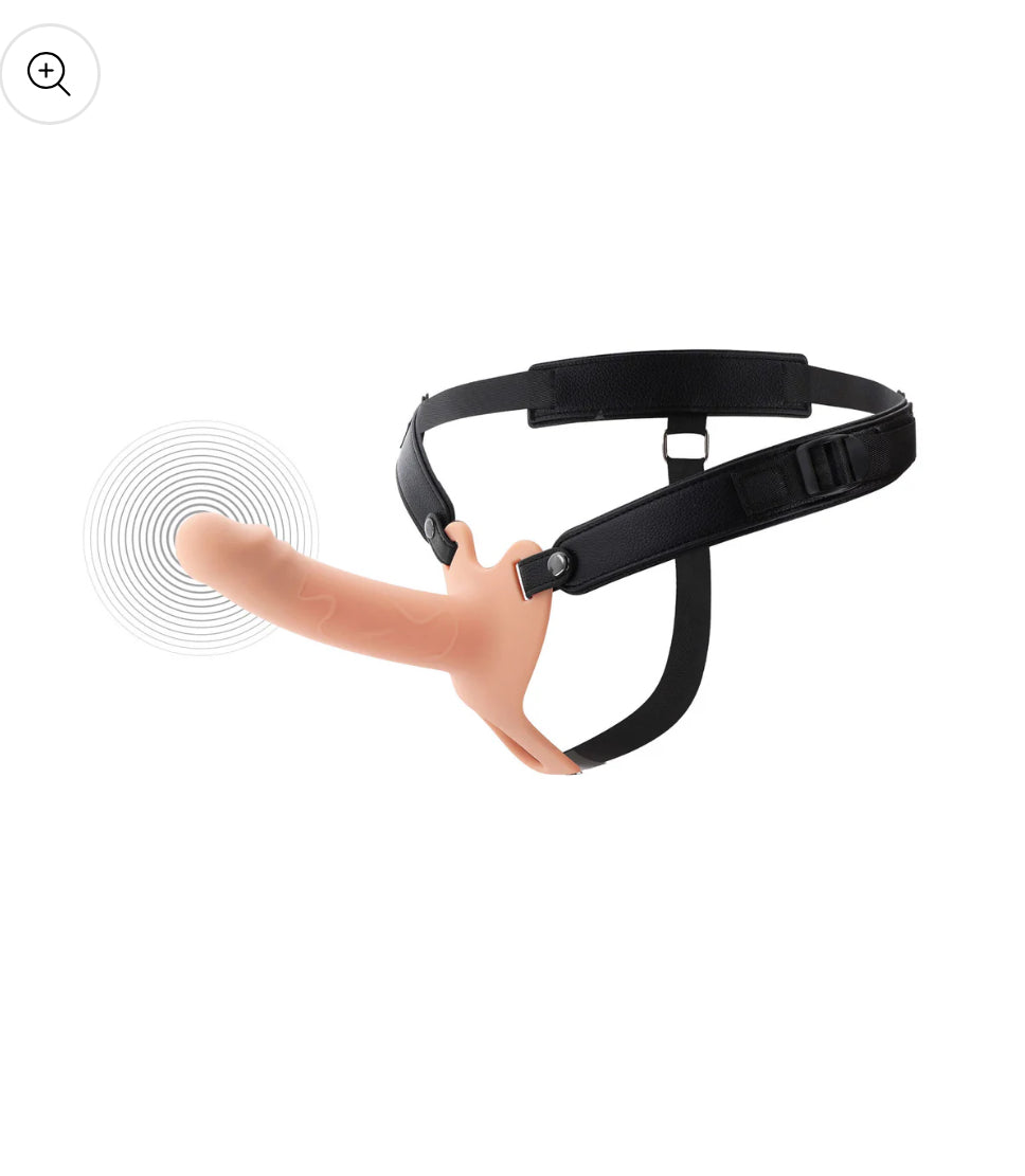 Hohler Penis Strapon vibrierend 16cm