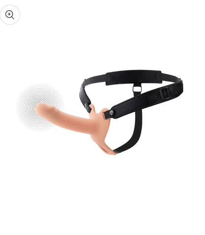 Hohler Penis Strapon vibrierend 16cm