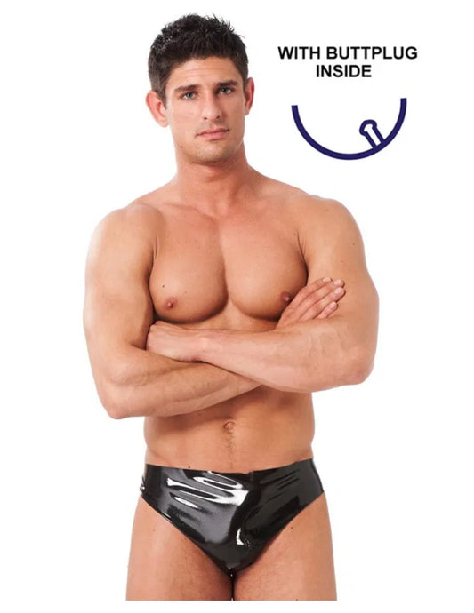 Rimba - Herrenslip mit buttplug innen (10 x 3.5 cm) M