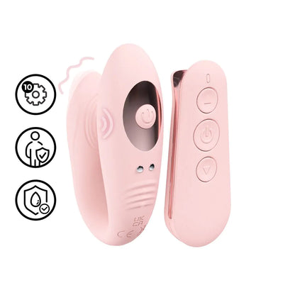 Loveline Charme - Remote Control Dual Motor Vibe - Pink