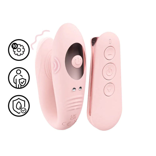 Loveline Charme - Remote Control Dual Motor Vibe - Pink