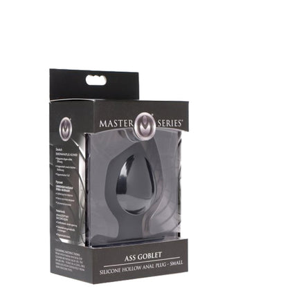 MASTER SERIES Arsch Gobel Hohl Anal Plug klein