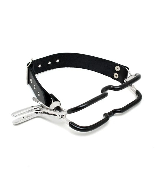 Rimba Bondage Play - Jennings Mundklemme mit Halsband