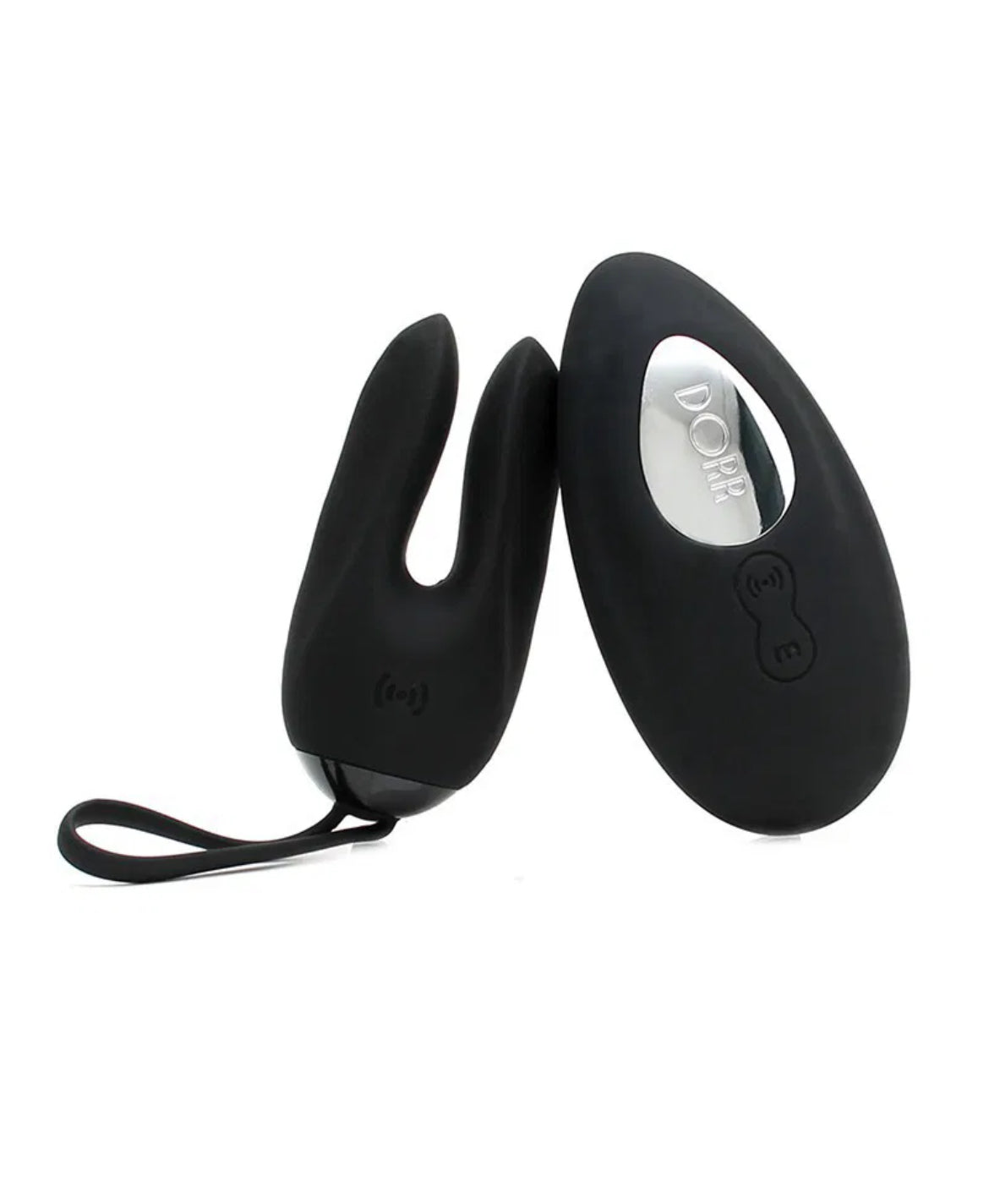 DORR - Ozzy - Rabbit Egg Vibrator + Lay-on Vibrator - Schwarz