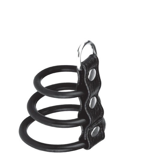 BLUE LINE C&B GEAR 3 Ring Silikontore der Hölle mit Leine Blei