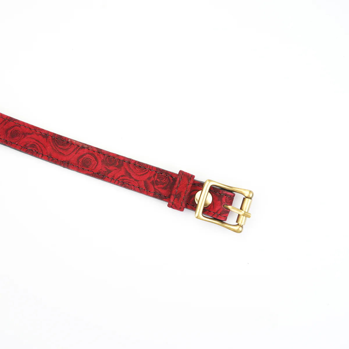 KINBAKU UKIYOE LUXUS ROTE ROSIGE LAMM WILDLEDER AUGENBINDE