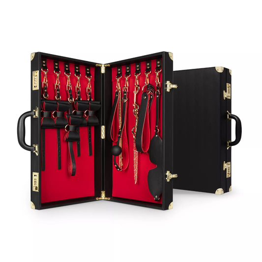 Bedroom Fantasies - Bondage-Koffer 11 Teile - PU-Leder