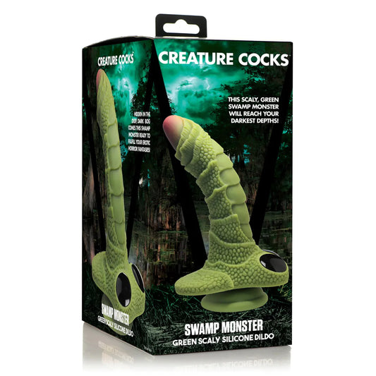 Swamp Monster Scaly Silicone Dildo