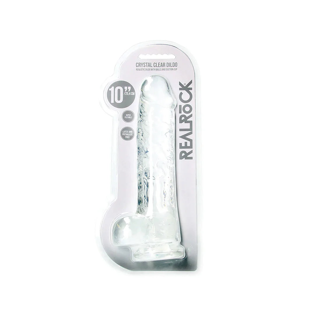 Realistic Dildo with Balls - 10" / 25,4 cm