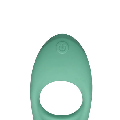 Loveline Ultra Soft Silicone Pointed Cock Ring - Blue Grass