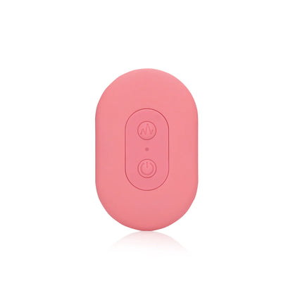 Loveline Ultra Soft Silicone Egg Vibrator with Remote Control - Pink Arabesque