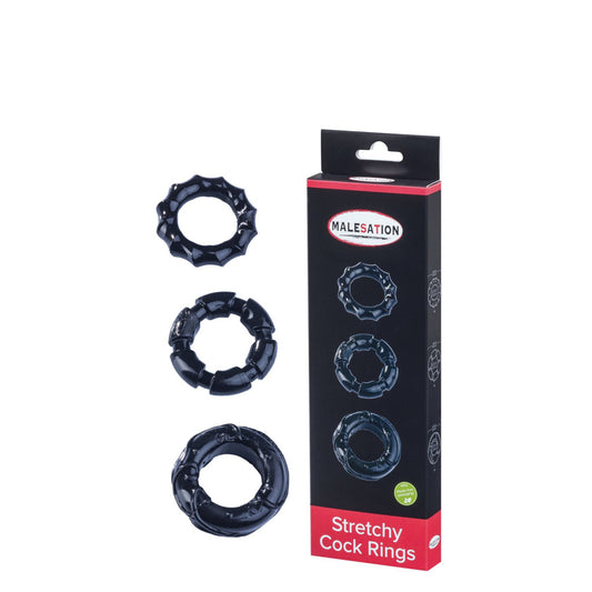 MALESATION Stretchy Cock Rings