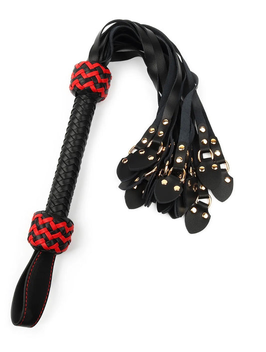 Leder Cat-o-Nine Peitsche