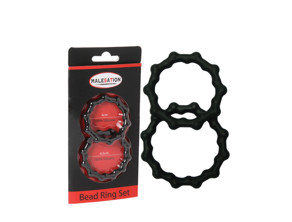 MALESATION Bead Ring Set