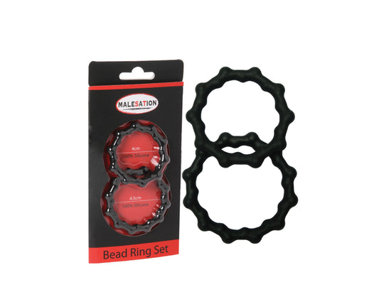 MALESATION Bead Ring Set