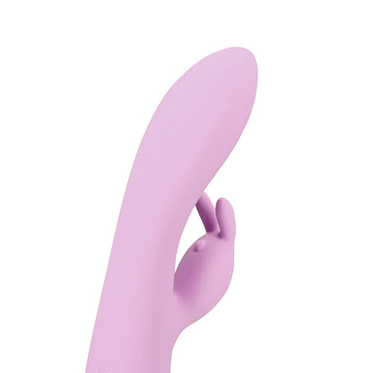 Loveline Ultra Soft Silicone Rabbit Vibrator - Exotic Fuchsia