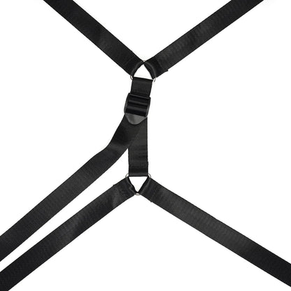 UNTER DER MATRATZE ZURÜCKHALTEN SYSTEM MIT 4 D-RINGEN VOLL VERSTELLBARE RIEMEN