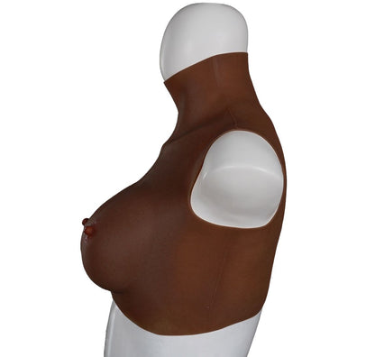XX-DREAMSTOYS Ultra Realistische Brustform schwarz Größe M (D-Cup)