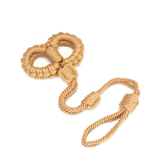 SHIBARI BONDAGE SEILHANDSCHELLEN UND LEINE