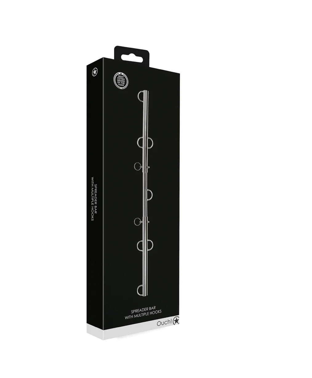 Spreader Bar with Multiple Hooks - Silver