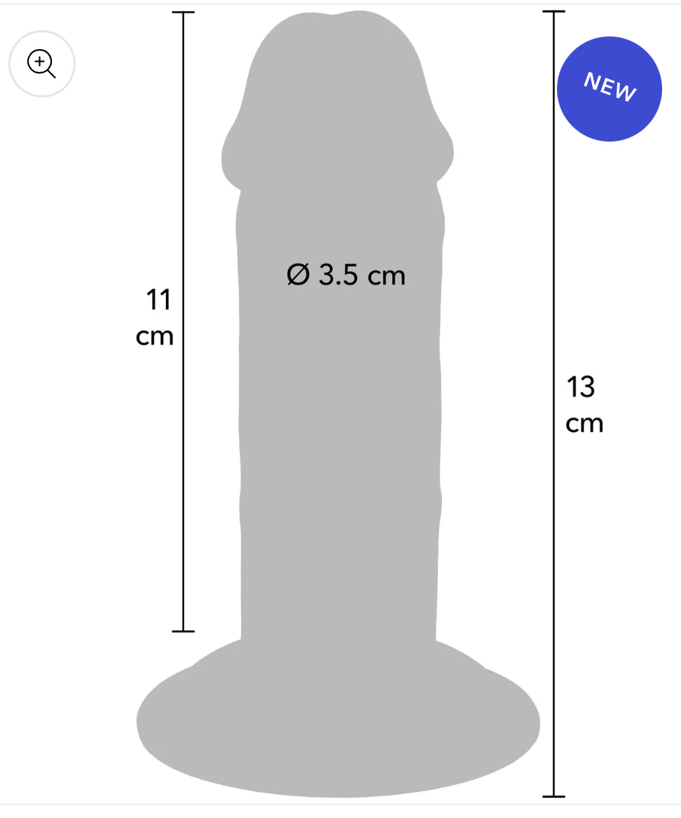 Deluxe Doppeldichte Dicke Dong TPE 13 cm