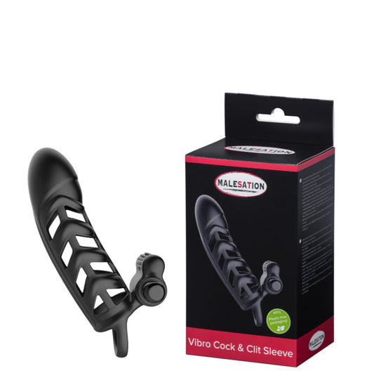 MALESATION Vibro Cock & Clit Sleeve