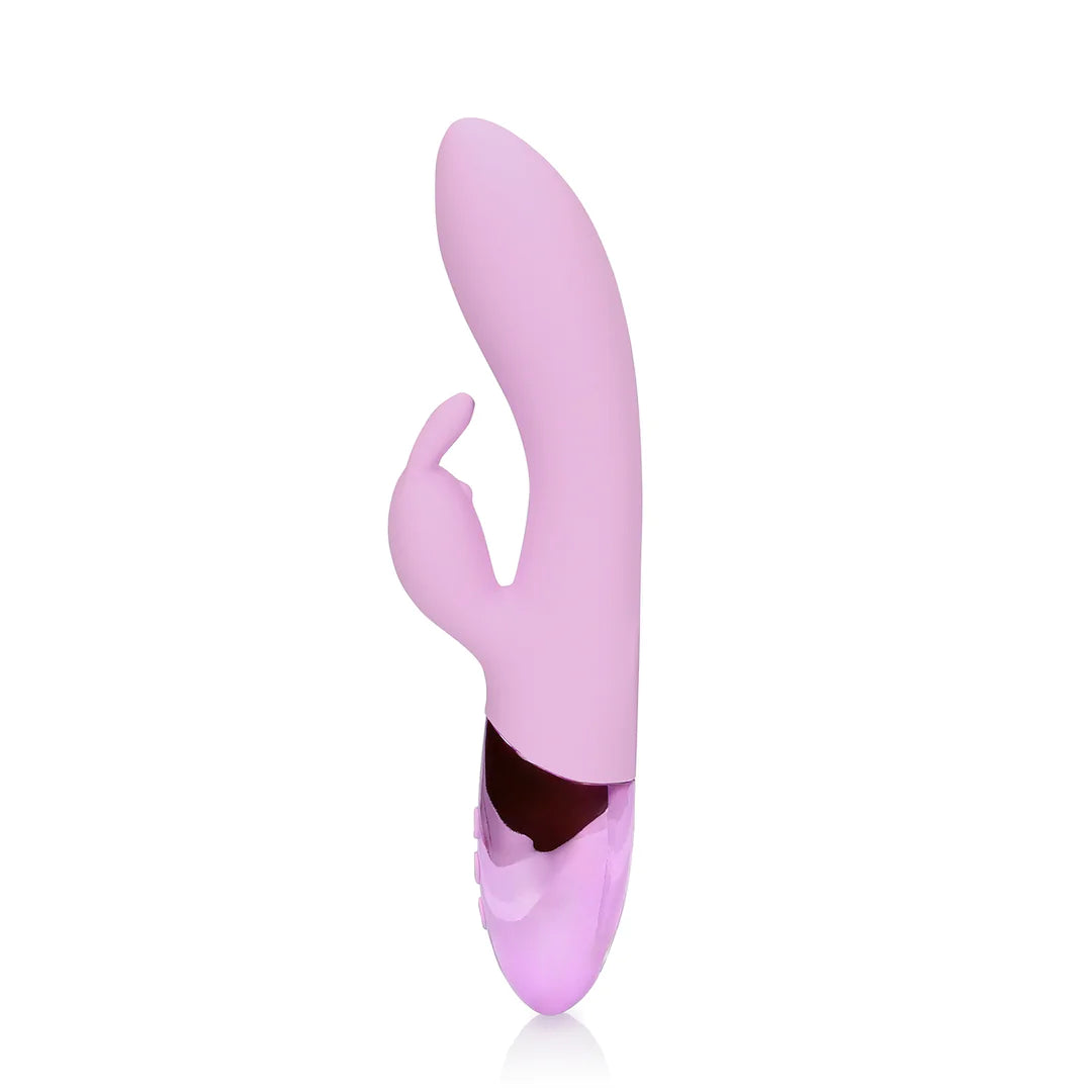 Loveline Ultra Soft Silicone Rabbit Vibrator - Exotic Fuchsia