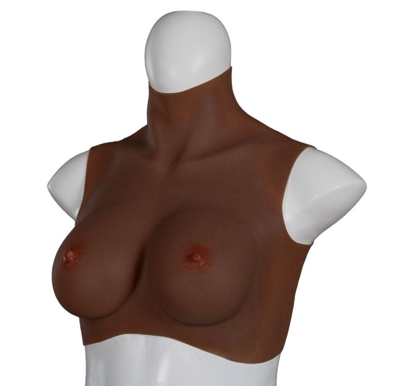 XX-DREAMSTOYS Ultra Realistische Brustform schwarz Größe M (D-Cup)