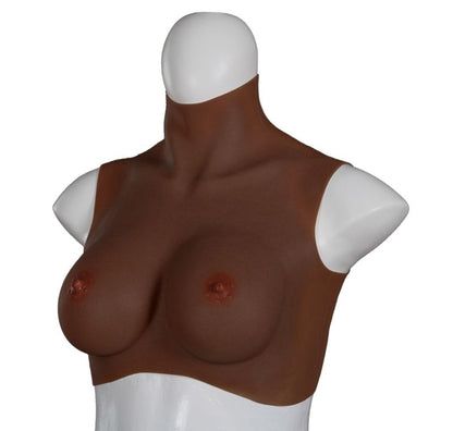 XX-DREAMSTOYS Ultra Realistische Brustform schwarz Größe M (D-Cup)