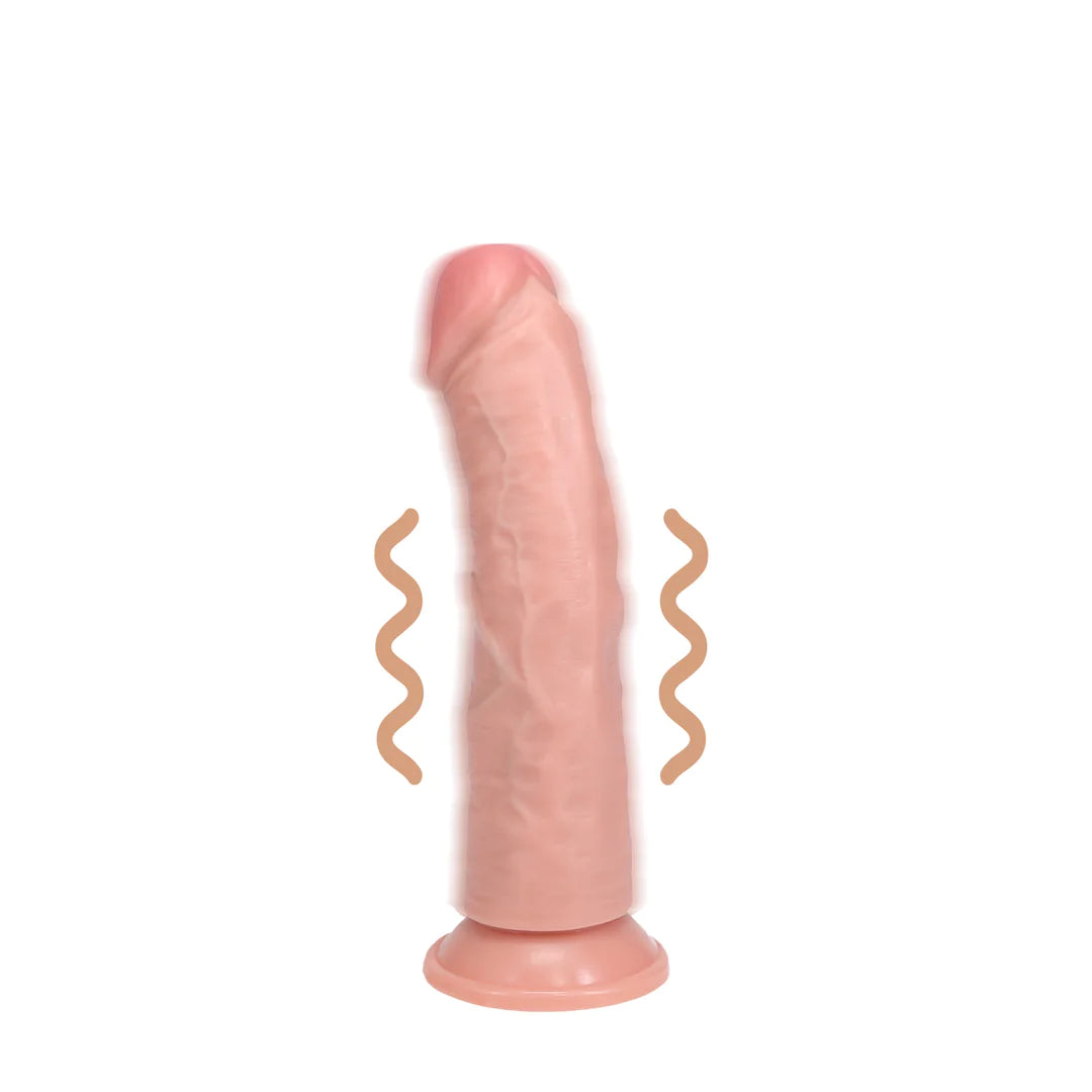 Vibrating Regular Curved Cock - 6" / 15,5 cm