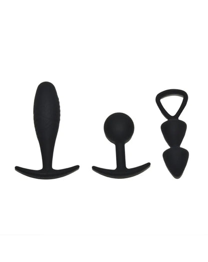 Rimba Toys - Basel - Buttplug-Set Gr. M - Schwarz