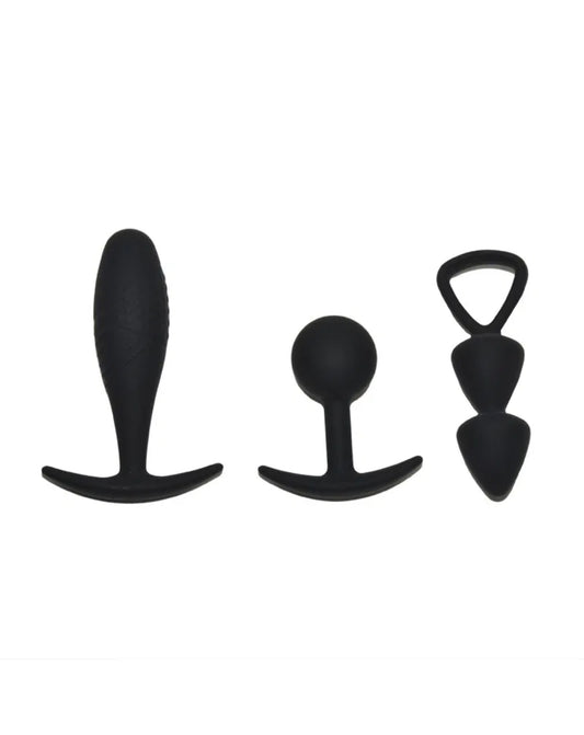 Rimba Toys - Basel - Buttplug-Set Gr. M - Schwarz