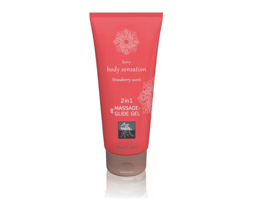 Massage & Glide Gel 2in1 Strawberry