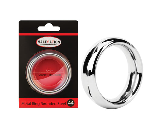 MALESATION Metal Ring Rounded Steel