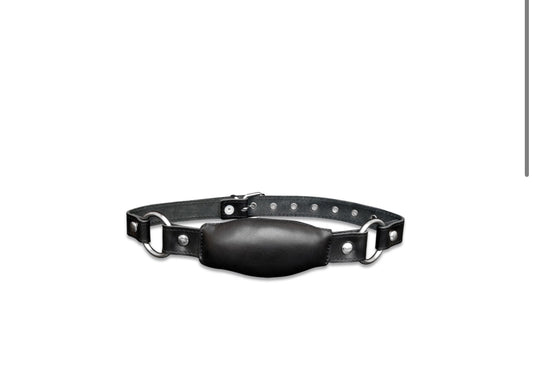 XX-DREAMSTOYS Leder-Mund-Knebel lang