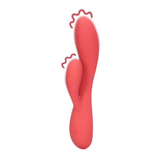 Loveline Glatter ultraweicher Silikon-Kaninchenvibrator - Astro Dust