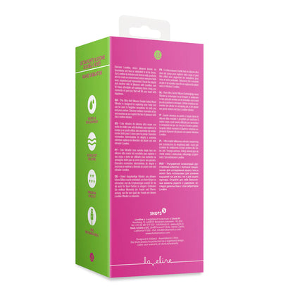 Loveline Ultraweicher doppelseitiger Zauberstab-Vibrator aus Silikon - Prestone Pink